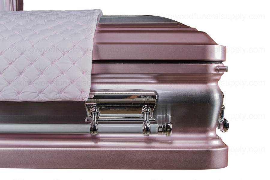ONYX ROSE metal funeral casket