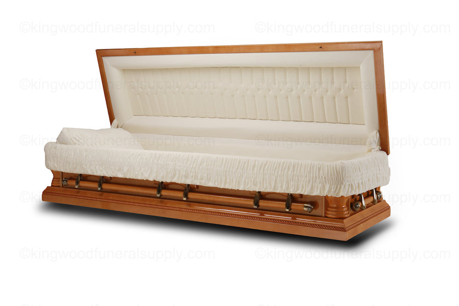 PEACE MAPLE FULL COUCH  funeral casket