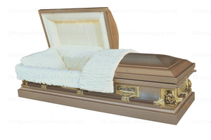 PIETA AUTUMN HAZE  metal funeral casket